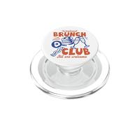 W nd, Brunch, Club, Repas Entre Amis, Tout Le Monde est bienvenu | Rétro PopSockets PopGrip pour MagSafe