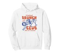 W nd, Brunch, Club, Repas Entre Amis, Tout Le Monde est bienvenu | Rétro Sweat à Capuche