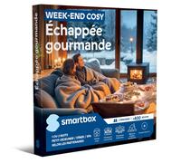 Coffret Cadeau SMARTBOX - Week-end Cosy - Échappée gourmande - 1 ou 2 nuits, petit-déjeuner / dîner / spa selon les partenaires