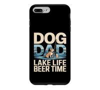 W nd de pêche Dog Dad Lake Life Beer Time Coque pour iPhone 7 Plus/8 Plus