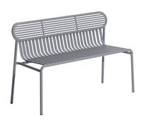 Week-End Garden Banc avec dossier Petite Gris pierre (Stone grey) - 3701128132013