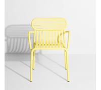 Week-End Garden Chair Chaise avec accoudoirs Petite Friture Jaune - 3701128111810