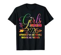 Week-end pour filles : Women We Are Trouble, voyage pour filles T-Shirt