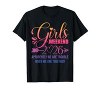 W nd pour Filles : Women We are Trouble, Voyage pour Filles T-Shirt Graphique avec Valeur