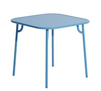 Week-End Square Table Table carrée Petite Friture bleu ciel (Sky blue) - 3701128130729 + 3701128130910