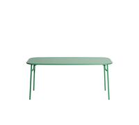 W ND Table rectangulaire 85x180 Vert Vert menthe