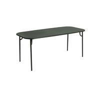 W ND Table rectangulaire en verre Vert