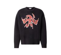 WEEKDAY Pull-over 'Cypher' canneberge / noir / blanc, Taille XS