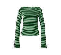 WEEKDAY T-shirt 'Annie' vert / noir, Taille XS
