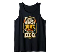 Weekend Forecast 100 Percent BBQ T-Shirt Grill Débardeur
