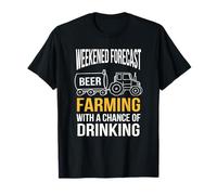 Weekend Forecast: Farming with A Chance of Drinking Tracteur T-Shirt