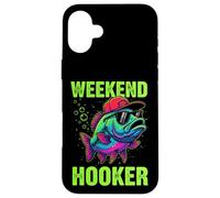 Weekend Hooker Cool Bass Graphique Cadeau Fantaisie Coque pour iPhone 16 Plus