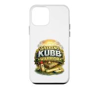 Weekend Kubb Warrior drôle de Joueur de Jeu d'échecs Viking Coque pour iPhone 12 Mini