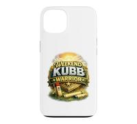 Weekend Kubb Warrior drôle de Joueur de Jeu d'échecs Viking Coque pour iPhone 13