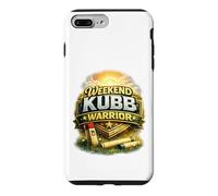 Weekend Kubb Warrior drôle de Joueur de Jeu d'échecs Viking Coque pour iPhone 7 Plus/8 Plus