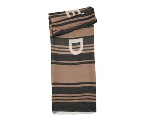 Weekend Max Mara Écharpe 'GALLO' noisette / noir / blanc, Taille One Size