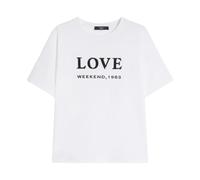 Weekend Max Mara, Femme, Tops, Blanc, Taille: 36 FR T-Chemises