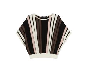 Weekend Max Mara - Pull ample plissé multicolore - Femme - Pulls - Multicolore - Taille: 40 FR