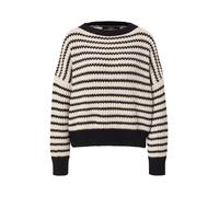Weekend Max Mara Pull-over 'EZOR' écru / noir, Taille M