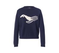Weekend Max Mara Pull-over 'NESPOLA' beige / bleu marine / blanc, Taille S