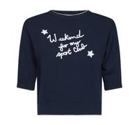 Weekend Max Mara Pull-over 'FIACRE' marine / blanc, Taille S
