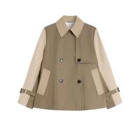 Weekend Max Mara - Trench corto doppiopetto - Femme - Manteaux - Vert - Taille: 42 FR