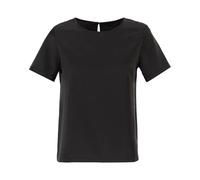 Weekend Max Mara - Wkdzona Satin and Jersey T-shirt - Femme - Tops - Noir - Taille: 42 FR
