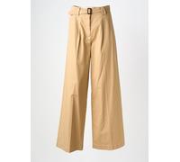 weekend maxmara pantalons femme de couleur beige 40
