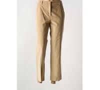 weekend maxmara pantalons femme de couleur beige fonce