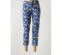 weekend maxmara pantalons femme de couleur bleu 36