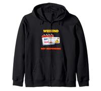 Weekend ne répond Pas en Mode détente drôle Sweat à Capuche
