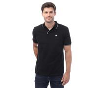 Weekend Offender Polo passepoilé Spello noir pour homme, Noir , M
