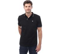 Weekend Offender - Polo passepoilée "Spello" pour homme GT1401 (S) (Noir)