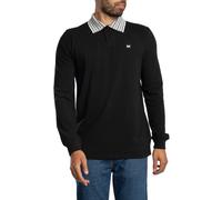 Weekend Offender Pour des hommes Polo à manches longues Lindley, Noir