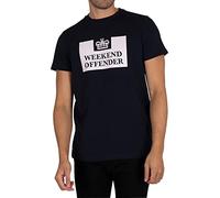Weekend Offender Prison T-shirt pour homme Bleu foncé/blanc, M