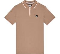 Weekend Offender - "Shore" Polo zippé pour homme GT6714 (L) (Marron)