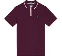 Weekend Offender - "Shore" Polo zippé pour homme GT6714 (S) (Rouge baie)