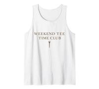 Weekend Tee Time Club Golf Fête des Pères Graphique Débardeur