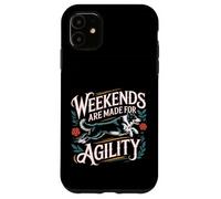 Weekends are Made for Agility Dog Handler Trainer Fun - Coque pour iPhone 11