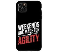 Weekends are Made for Agility Dog Handler Trainer Fun |- Coque pour iPhone 11 Pro Max