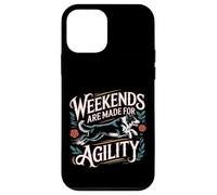 Weekends are Made for Agility Dog Handler Trainer Fun - Coque pour iPhone 12 Mini