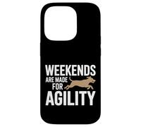 Weekends are Made for Agility Dog Handler Trainer Fun - Coque pour iPhone 14 Pro
