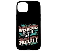 Weekends are Made for Agility Dog Handler Trainer Fun - Coque pour iPhone 15 Plus