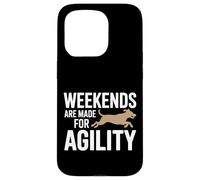 Weekends are Made for Agility Dog Handler Trainer Fun - Coque pour iPhone 15 Pro