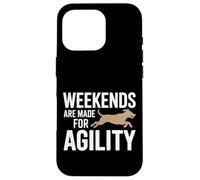 Weekends are Made for Agility Dog Handler Trainer Fun - Coque pour iPhone 16 Pro
