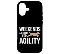 Weekends are Made for Agility Dog Handler Trainer Fun - Coque pour iPhone 17