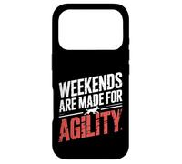 Weekends are Made for Agility Dog Handler Trainer Fun |- Coque pour iPhone 17 Pro