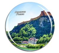Weekino Château de France Besançon Aimant de réfrigérateur 3D Verre en Crystal Touristique Ville Voyage Souvenir Autocollant de réfrigérateur Collection