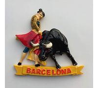Weekino Corrida Barcelone Espagne Aimant de réfrigérateur 3D Verre en Crystal Touristique Ville Voyage Souvenir Autocollant de réfrigérateur Collection