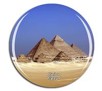 Weekino Egypte Les Pyramides de Gizeh Le Caire Aimant de réfrigérateur 3D Verre en Crystal Touristique Ville Voyage Souvenir Autocollant de réfrigérateur Collection